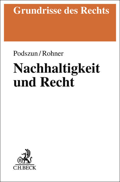 Nachhaltigkeit und Recht main product photo