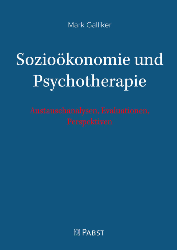 Sozioökonomie und Psychotherapie main product photo