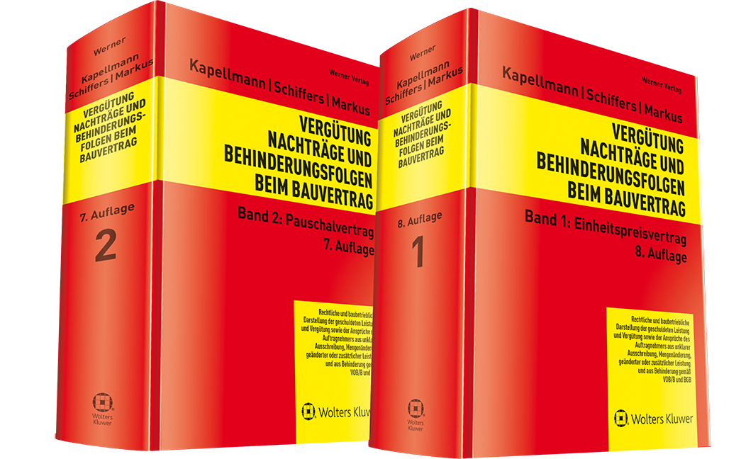 Vergütung, Nachträge und Behinderungsfolgen beim Bauvertrag main product photo