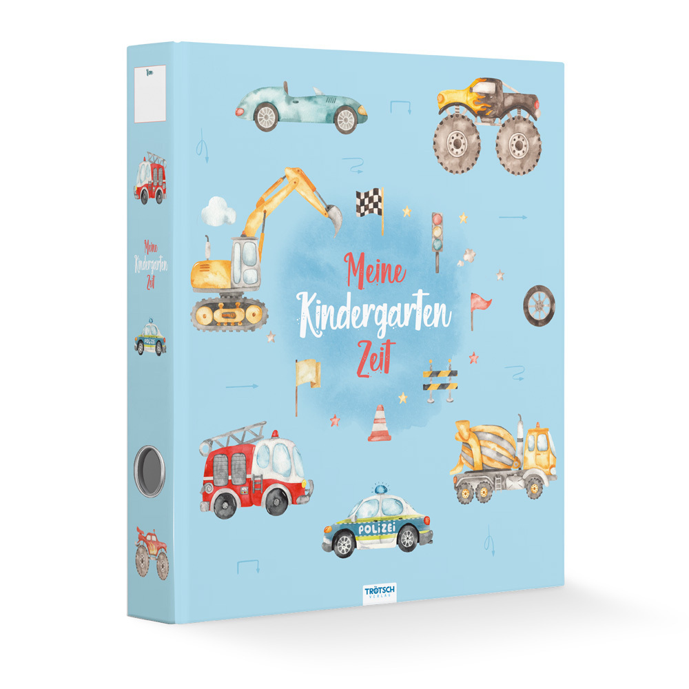 Trötsch Ordner Kindergarten Fahrzeuge Sammelordner Hefter A4 Motivordner main product photo