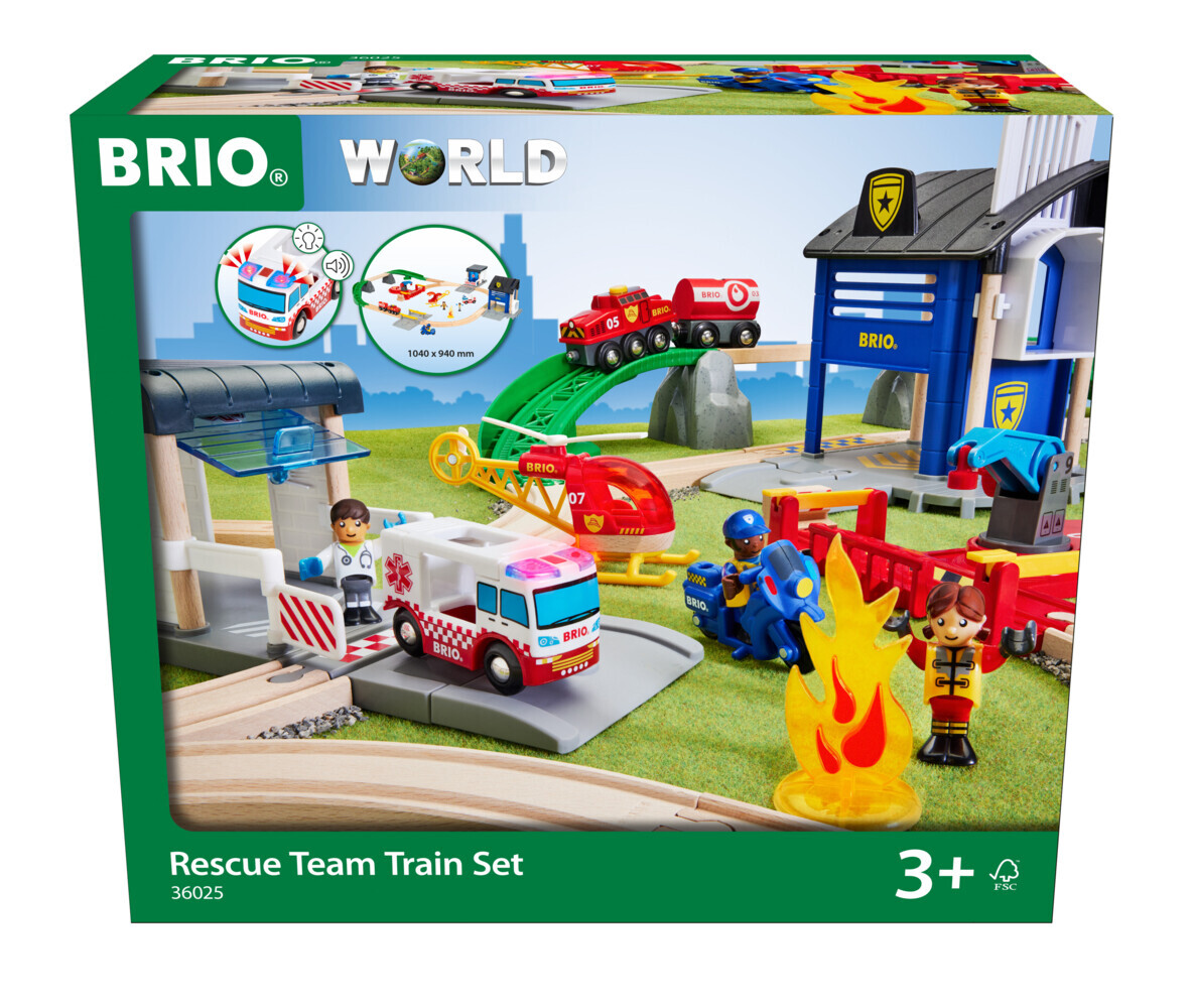 BRIO Polizei und Feuerwehr Set Deluxe main product photo