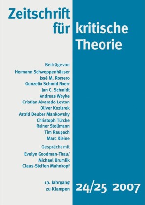 Zeitschrift für kritische Theorie / Zeitschrift für kritische Theorie, Heft 24/25