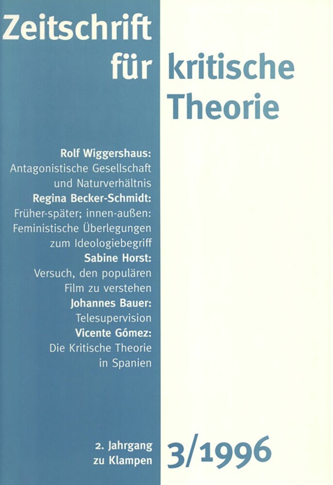 Zeitschrift für kritische Theorie / Zeitschrift für kritische Theorie, Heft 3 main product photo