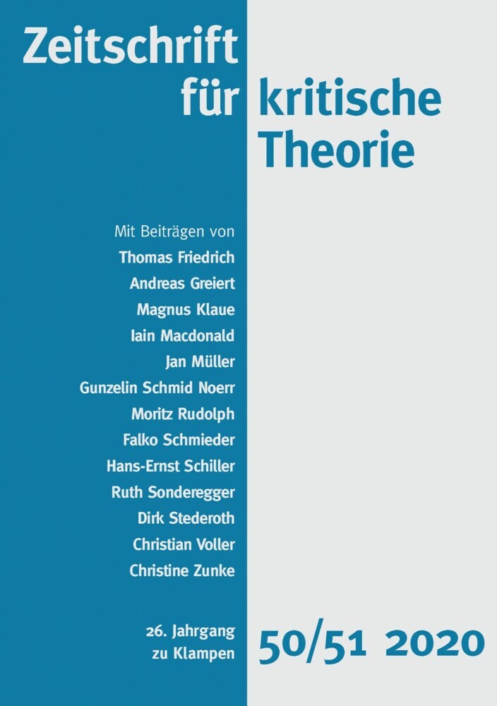 Zeitschrift für kritische Theorie / Zeitschrift für kritische Theorie, Heft 50/51 main product photo
