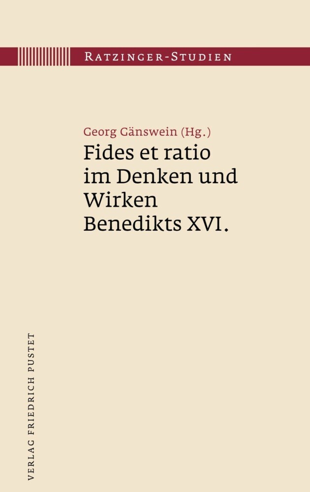Fides et ratio im Denken und Wirken Benedikts XVI. main product photo
