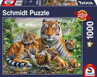 Tiger und Welpen (Puzzle)