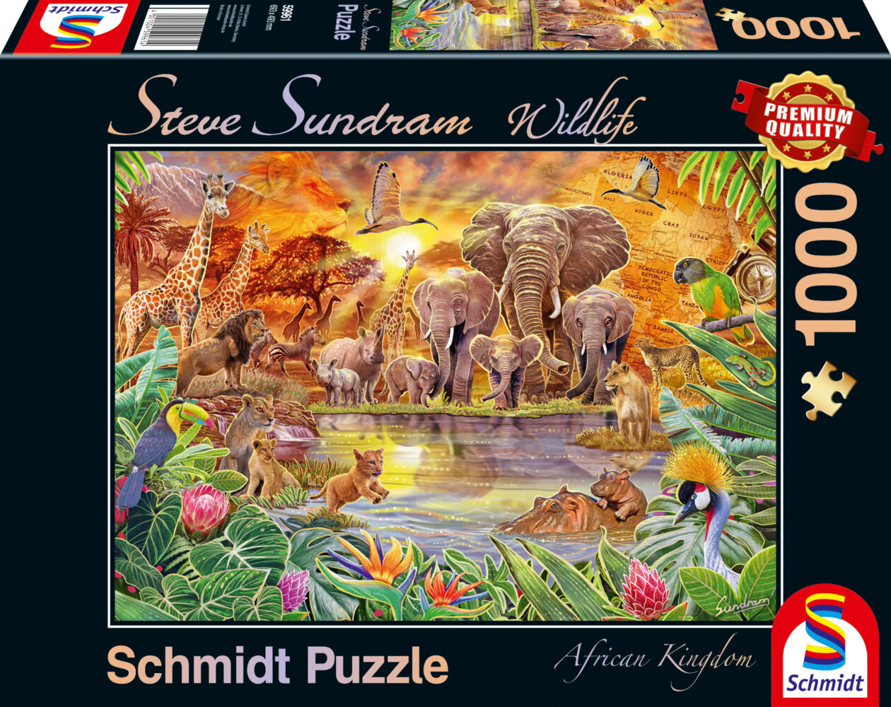 Afrikas Tiere (Puzzle) main product photo