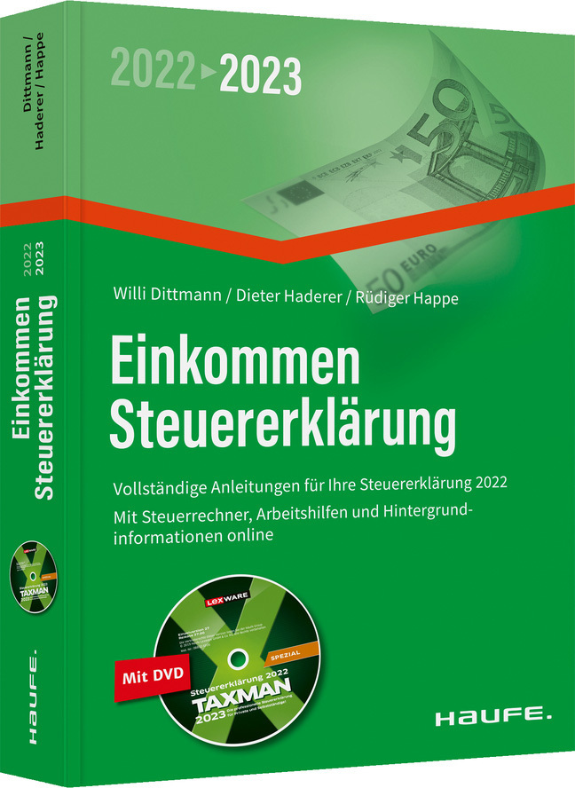 Einkommensteuererklärung 2022/2023 - inkl. DVD main product photo