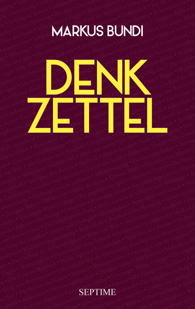 Denkzettel main product photo