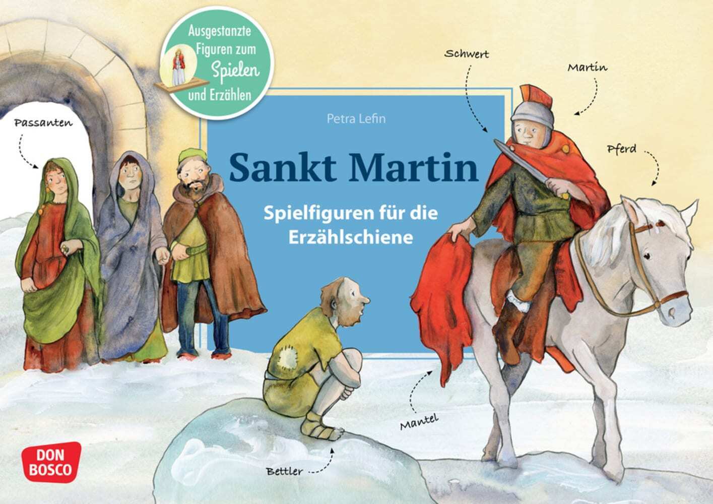 Sankt Martin. Erzählschienen-Figurenset main product photo