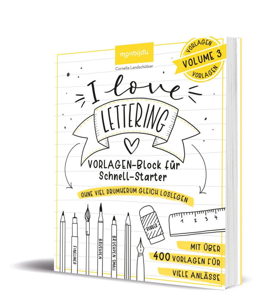 I Love Lettering - Der Block für alle Schnell-Starter Volume 3 main product photo