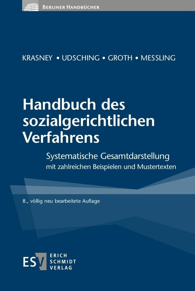 Handbuch des sozialgerichtlichen Verfahrens main product photo