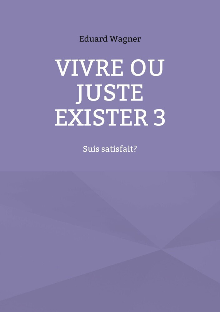 Vivre ou juste exister 3 main product photo