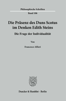Die Präsenz des Duns Scotus im Denken Edith Steins.