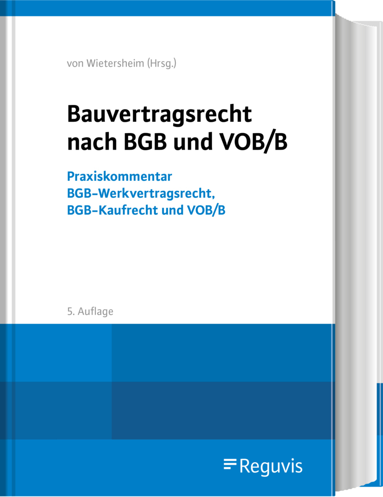 Bauvertragsrecht nach BGB und VOB/B main product photo