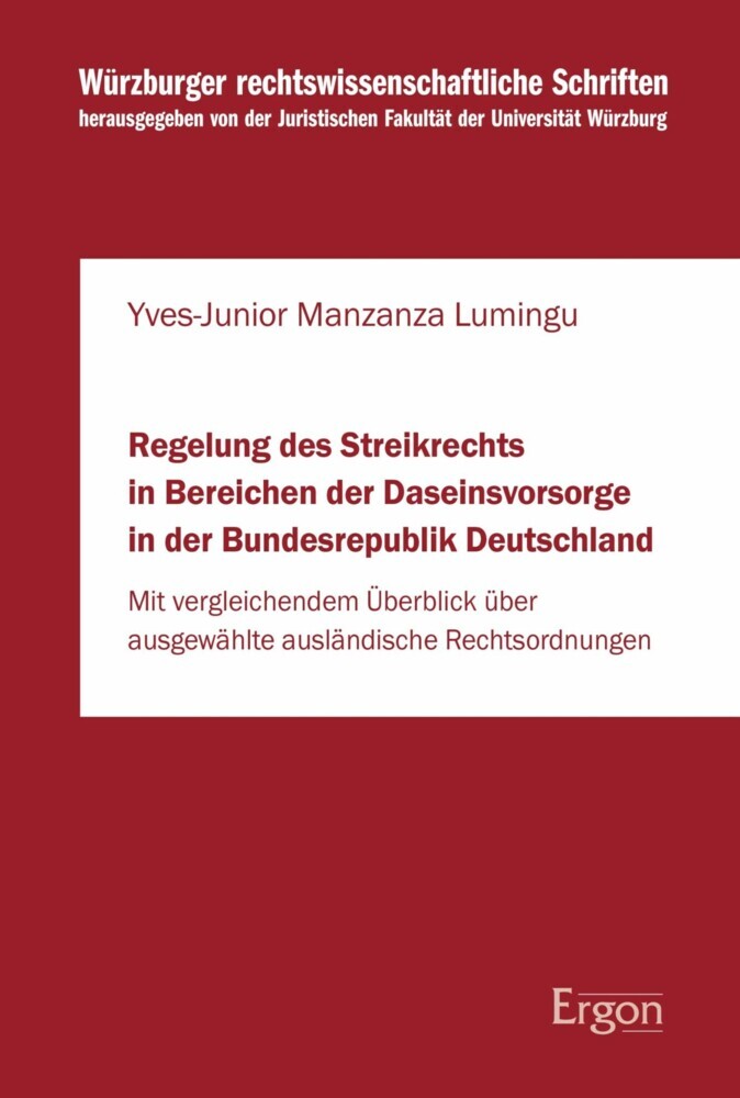 Regelung des Streikrechts in Bereichen der Daseinsvorsorge in der Bundesrepublik Deutschland main product photo