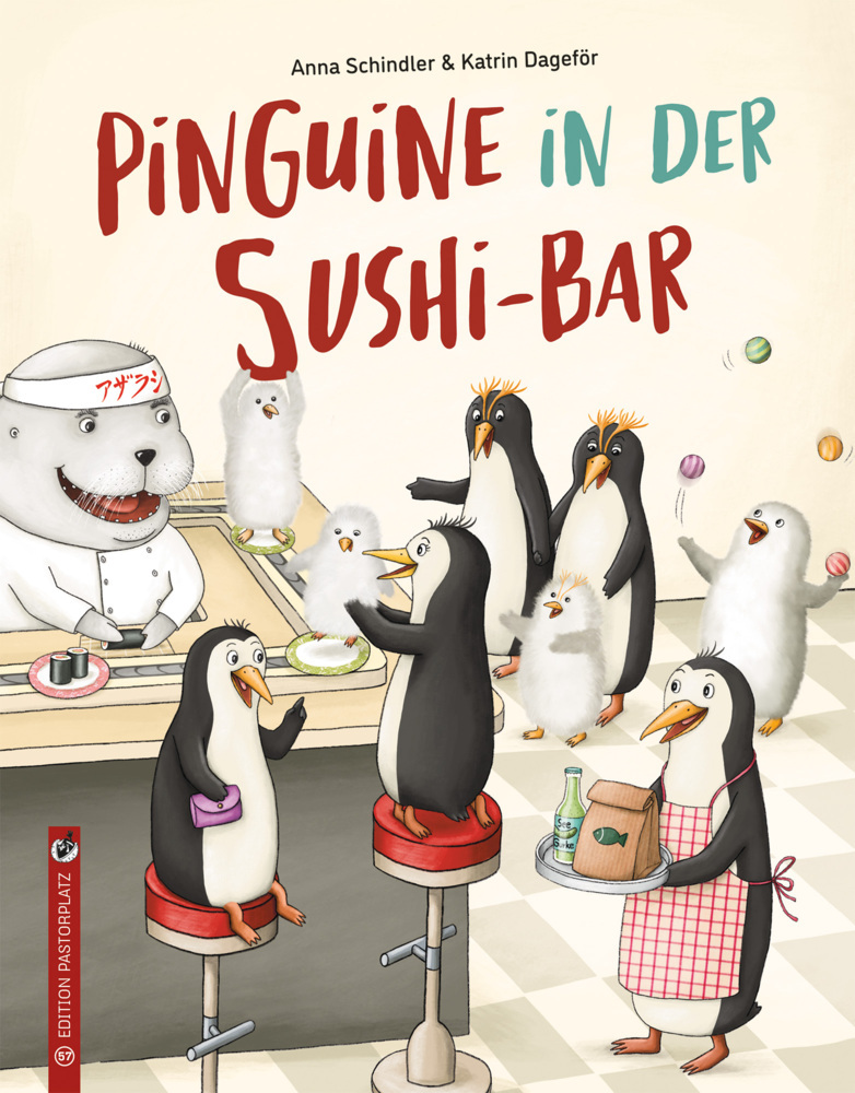 Pinguine in der Sushi-Bar main product photo