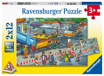 Straßenbaustelle (Kinderpuzzle)