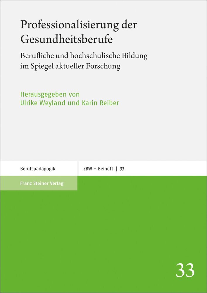 Professionalisierung der Gesundheitsberufe main product photo