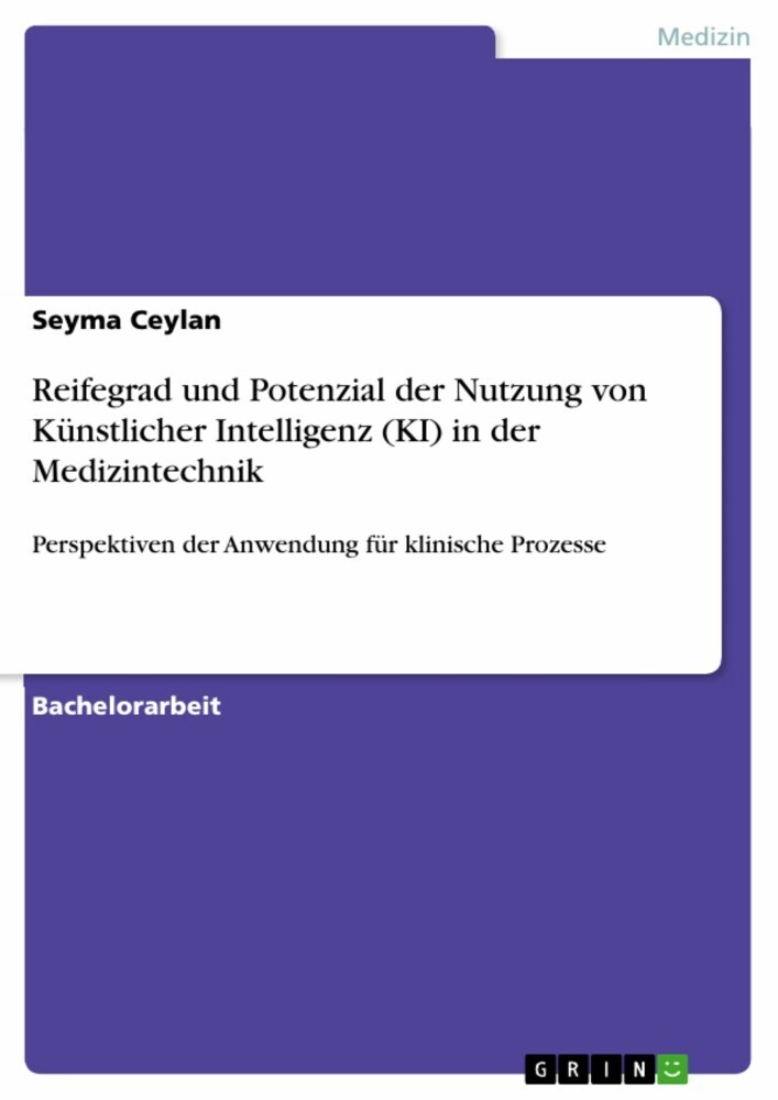 Reifegrad und Potenzial der Nutzung von Künstlicher Intelligenz (KI) in der Medizintechnik main product photo