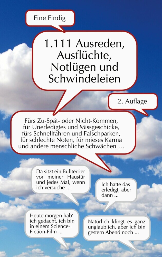 1.111 Ausreden, Ausflüchte, Notlügen und Schwindeleien main product photo