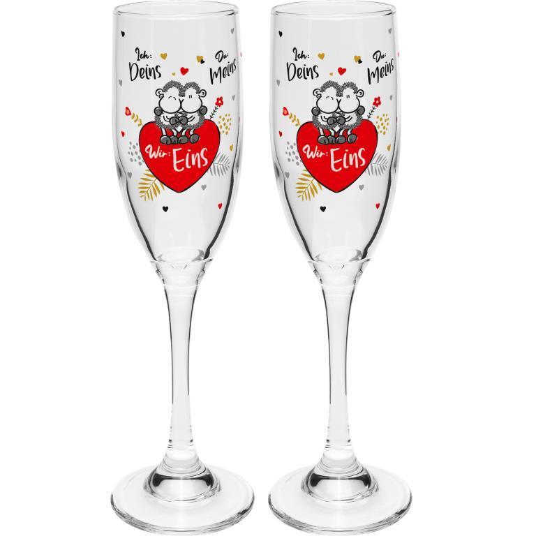 Sektglas Set "Wir eins" main product photo
