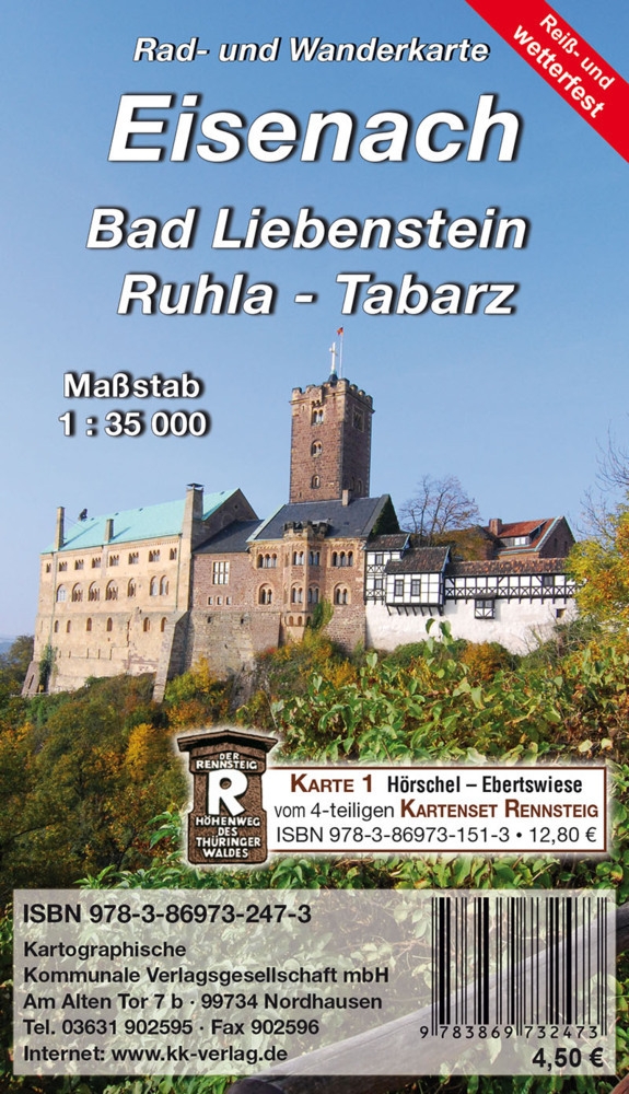 Eisenach - Bad Liebenstein - Ruhla - Tabarz main product photo
