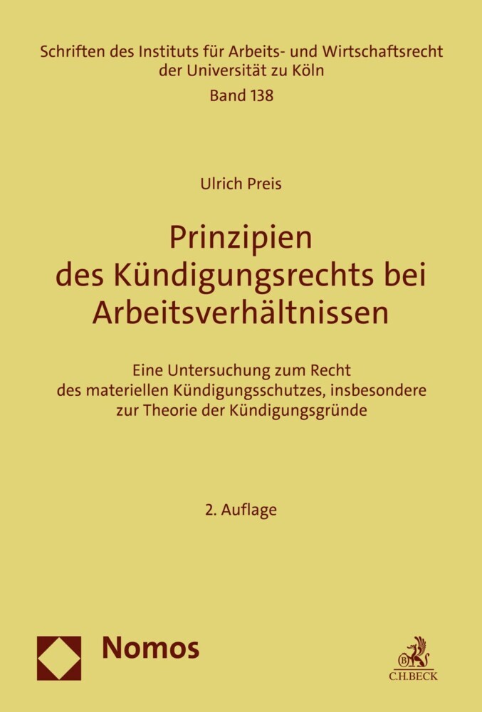 Prinzipien des Kündigungsrechts bei Arbeitsverhältnissen main product photo