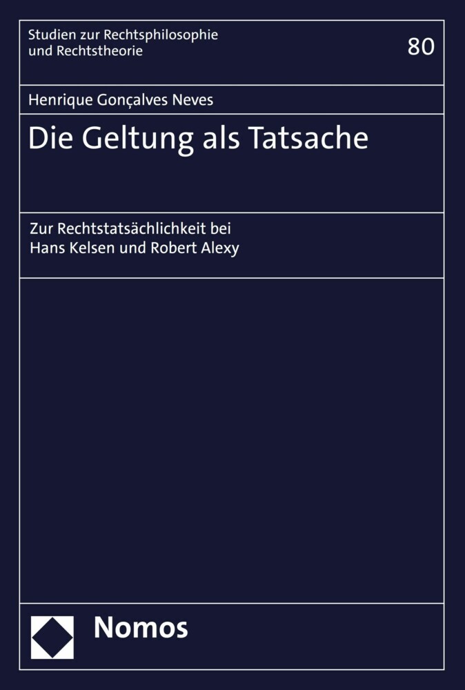 Die Geltung als Tatsache main product photo