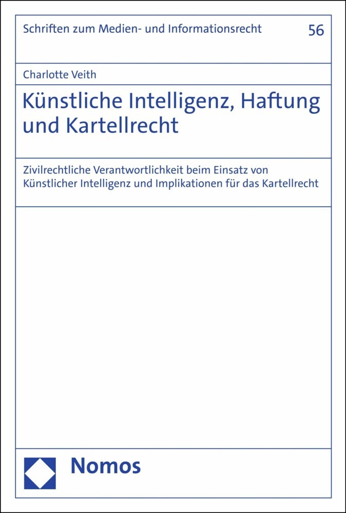 Künstliche Intelligenz, Haftung und Kartellrecht main product photo