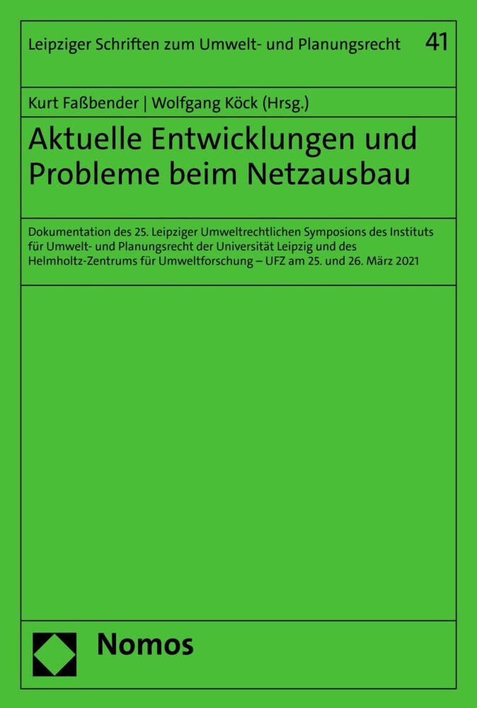 Aktuelle Entwicklungen und Probleme beim Netzausbau main product photo