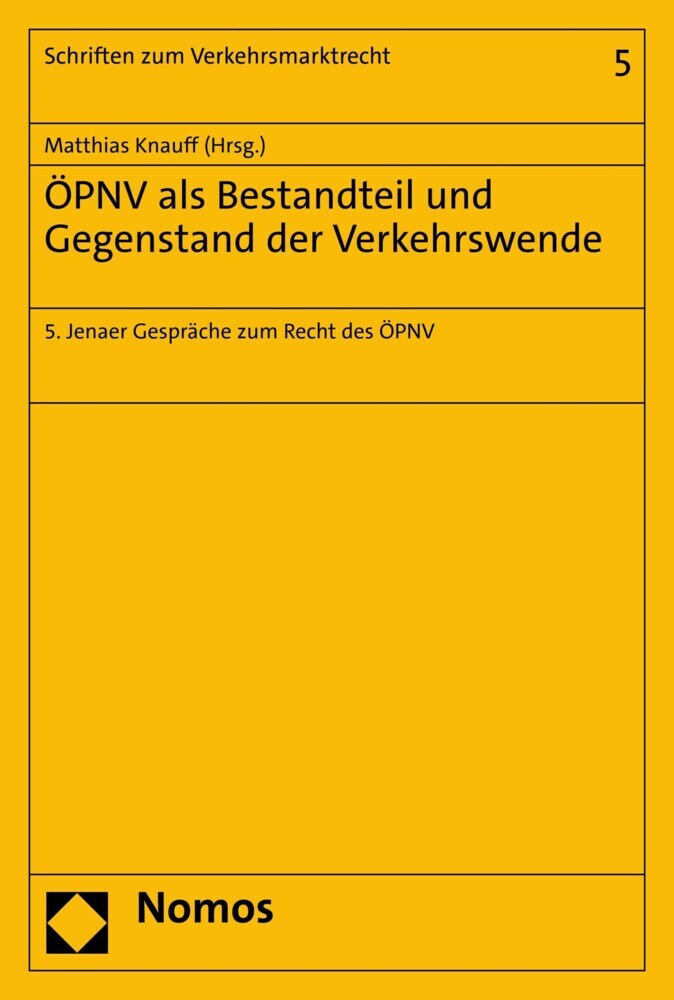 ÖPNV als Bestandteil und Gegenstand der Verkehrswende main product photo