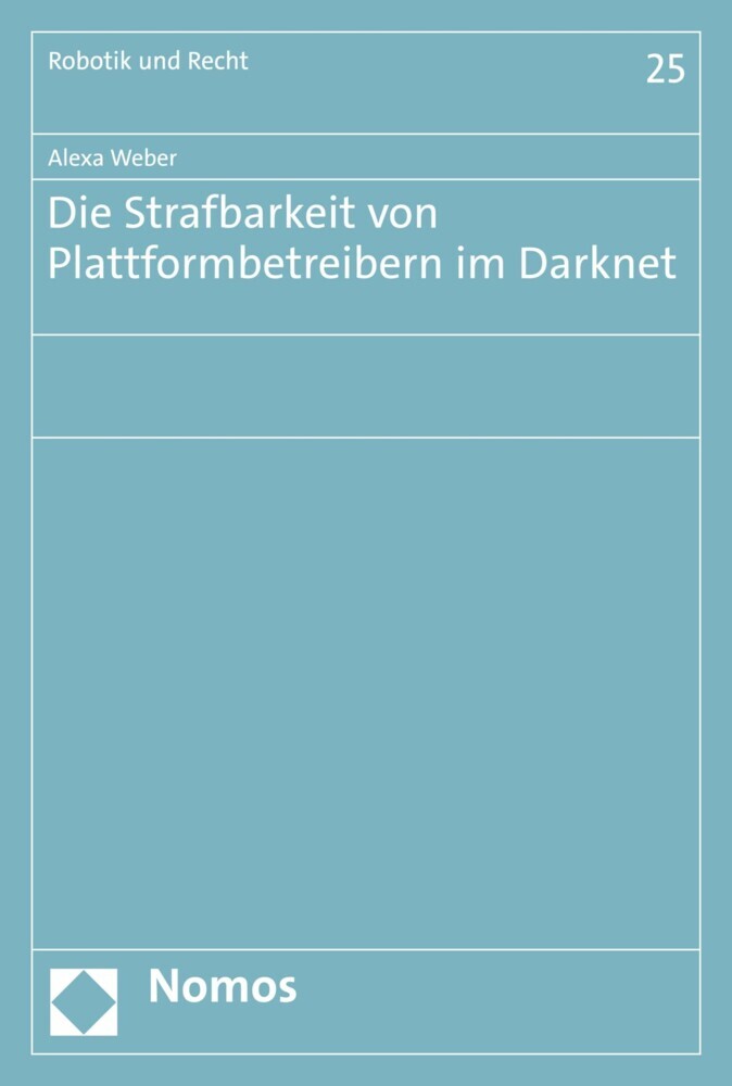 Die Strafbarkeit von Plattformbetreibern im Darknet main product photo
