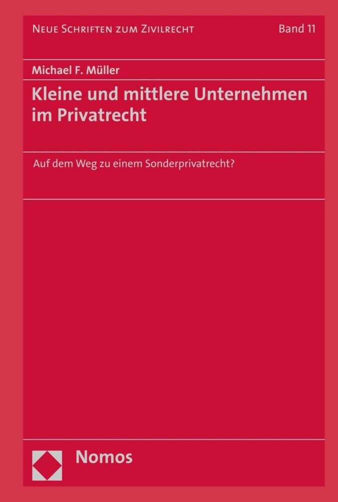 Kleine und mittlere Unternehmen im Privatrecht main product photo