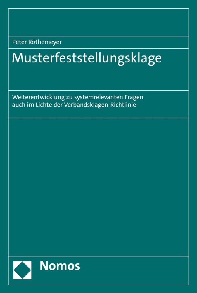 Musterfeststellungsklage main product photo