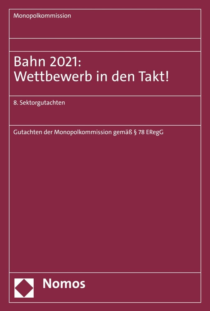 Bahn 2021: Wettbewerb in den Takt! main product photo