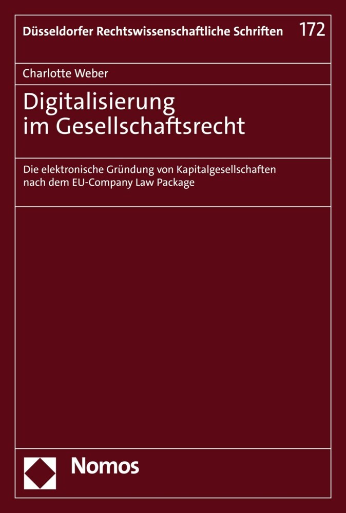 Digitalisierung im Gesellschaftsrecht main product photo