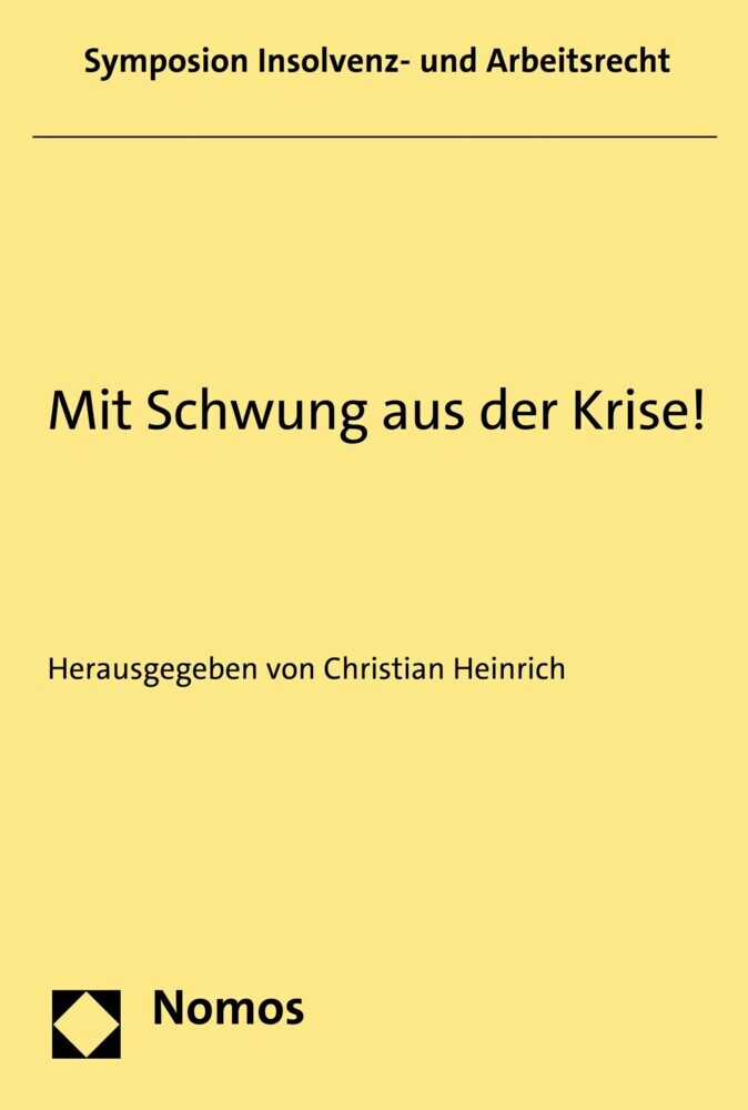 Mit Schwung aus der Krise! main product photo