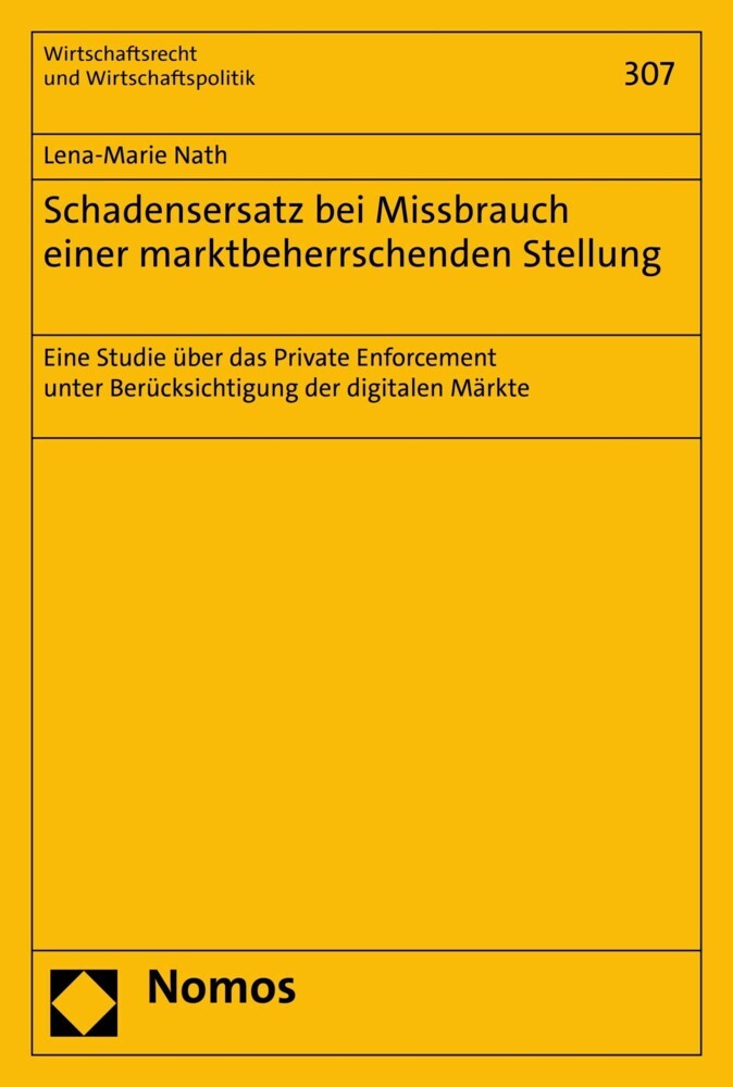 Schadensersatz bei Missbrauch einer marktbeherrschenden Stellung main product photo