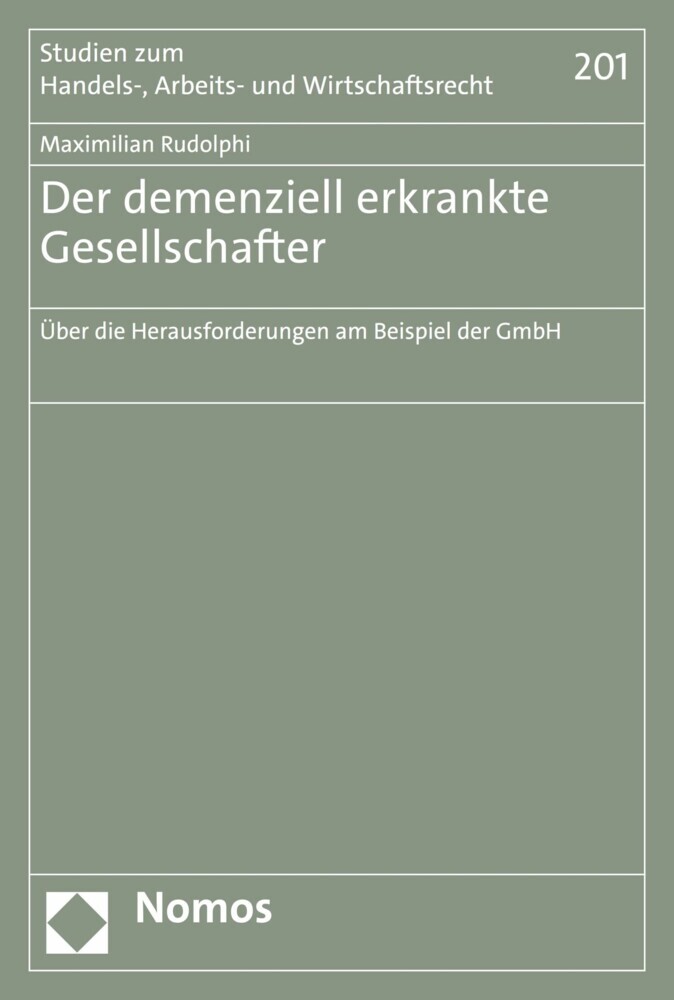 Der demenziell erkrankte Gesellschafter main product photo