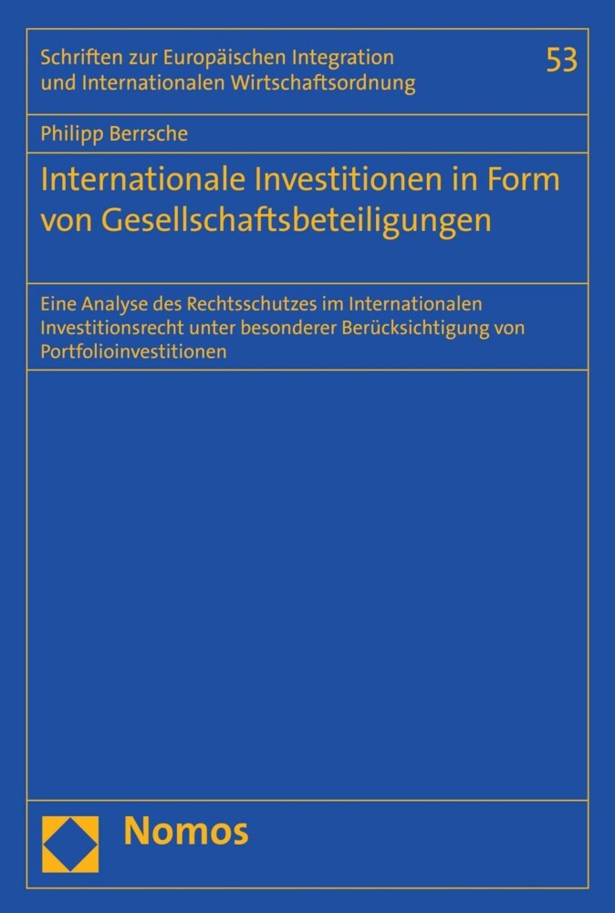 Internationale Investitionen in Form von Gesellschaftsbeteiligungen main product photo
