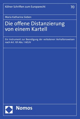 Die offene Distanzierung von einem Kartell