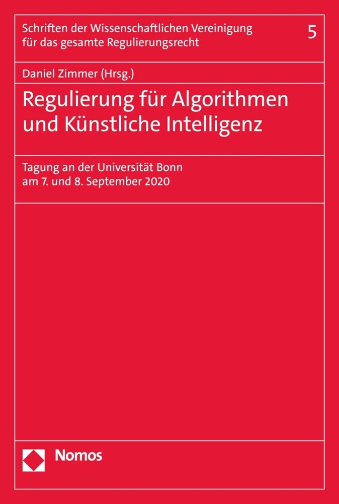 Regulierung für Algorithmen und Künstliche Intelligenz main product photo