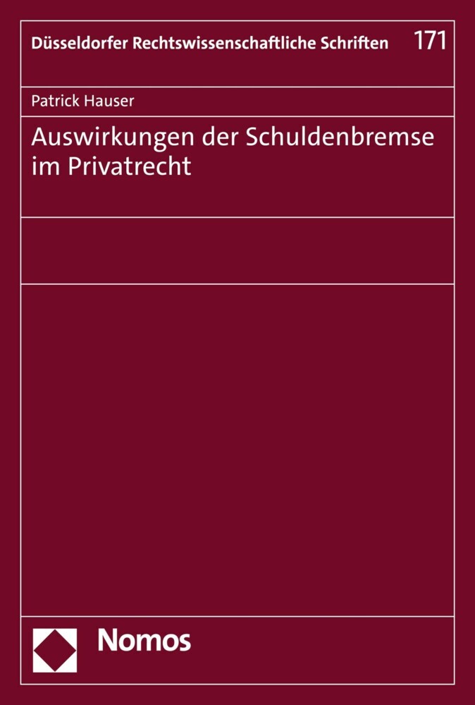 Auswirkungen der Schuldenbremse im Privatrecht main product photo