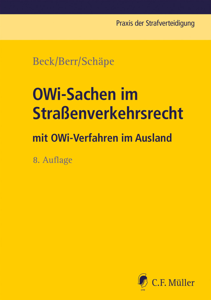 OWi-Sachen im Straßenverkehrsrecht main product photo