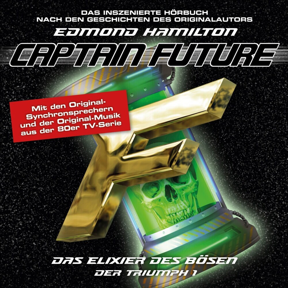 Captain Future - Der Triumph: Das Elixier des Bösen, 1 Audio-CD main product photo