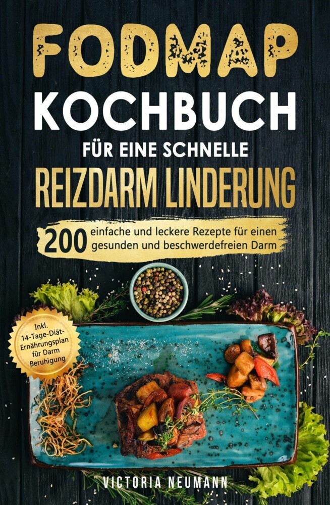 FODMAP Kochbuch für eine schnelle Reizdarmlinderung main product photo