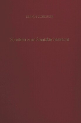 Schriften zum Staatskirchenrecht.