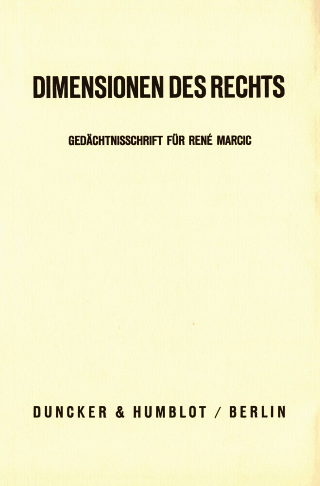 Dimensionen des Rechts. main product photo