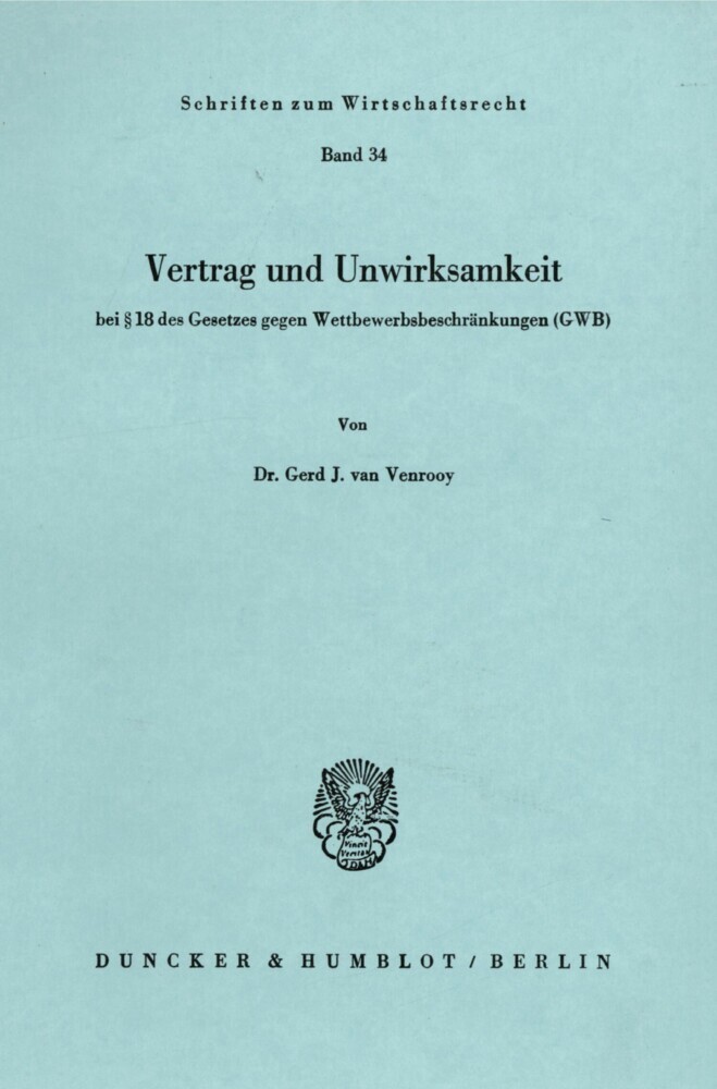 Vertrag und Unwirksamkeit main product photo